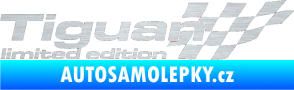 Samolepka Tiguan limited edition pravá škrábaný hliník