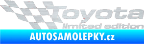 Samolepka Toyota limited edition levá škrábaný hliník