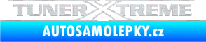 Samolepka Tuner extreme obrys škrábaný hliník