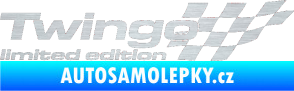 Samolepka Twingo limited edition pravá škrábaný hliník