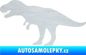Samolepka Tyrannosaurus Rex 001 levá škrábaný hliník