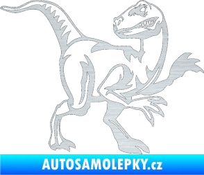 Samolepka Tyrannosaurus Rex 003 pravá škrábaný hliník
