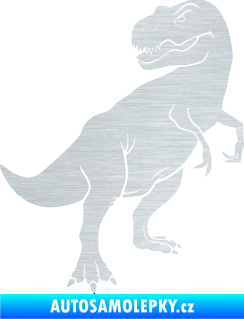 Samolepka Tyrannosaurus Rex 004 pravá škrábaný hliník