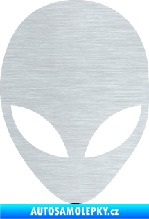 Samolepka UFO 002 škrábaný hliník