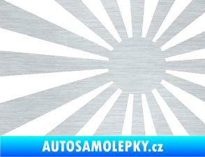 Samolepka Vlajka Japonsko 002 pravá JDM škrábaný hliník