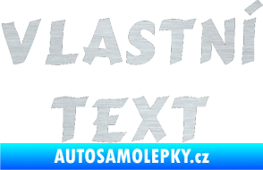 Samolepka Vlastní text - Cancun škrábaný hliník