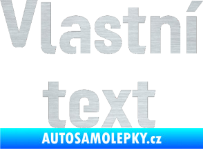 Samolepka Vlastní text - Moto GP škrábaný hliník