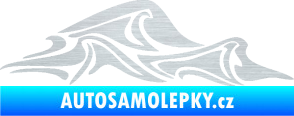 Samolepka Vlny 002 pravá moře škrábaný hliník