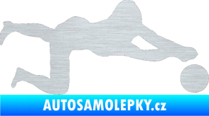 Samolepka Voleybal 008 pravá škrábaný hliník