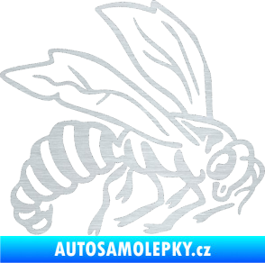Samolepka Vosa 003 pravá škrábaný hliník