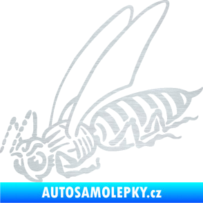 Samolepka Vosa 004 levá škrábaný hliník