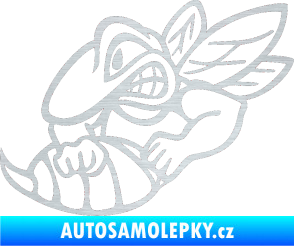 Samolepka Vosa levá škrábaný hliník