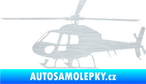 Samolepka Vrtulník 007 levá helikoptéra škrábaný hliník
