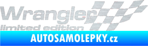 Samolepka Wrangler limited edition pravá škrábaný hliník