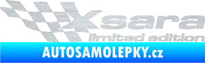 Samolepka Xsara limited edition levá škrábaný hliník