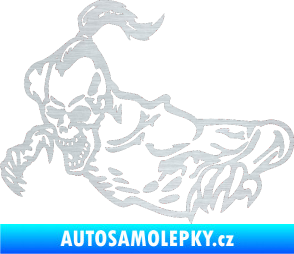 Samolepka Zombík levá škrábaný hliník