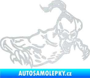 Samolepka Zombík pravá škrábaný hliník