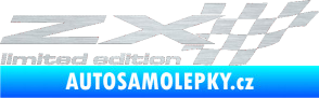 Samolepka ZX limited edition pravá škrábaný hliník