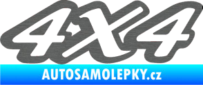 Samolepka 4x4 varianta 007 škrábaný titan
