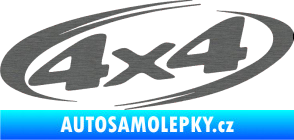 Samolepka 4x4 varianta 013 škrábaný titan