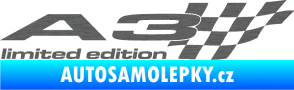 Samolepka A3 limited edition pravá škrábaný titan