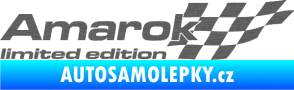 Samolepka Amarok limited edition pravá škrábaný titan