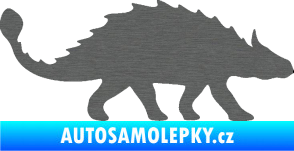 Samolepka Ankylosaurus 001 pravá škrábaný titan