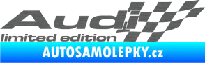 Samolepka Audi limited edition pravá škrábaný titan