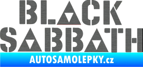 Samolepka Black Sabbath 001 škrábaný titan