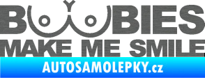 Samolepka Boobies 002  škrábaný titan