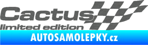 Samolepka Cactus limited edition pravá škrábaný titan