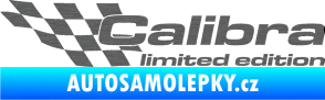 Samolepka Calibra limited edition levá škrábaný titan