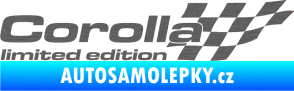 Samolepka Corolla limited edition pravá škrábaný titan