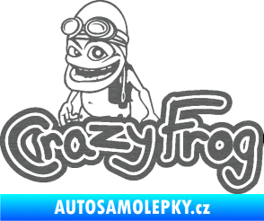 Samolepka Crazy frog 002 žabák škrábaný titan