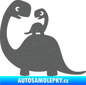 Samolepka Dítě v autě 105 levá dinosaurus škrábaný titan