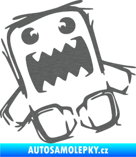 Samolepka Domo 009 levá crazy škrábaný titan