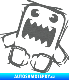 Samolepka Domo 009 pravá crazy škrábaný titan