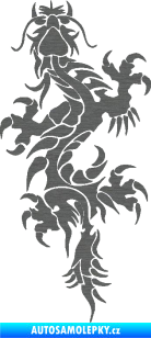 Samolepka Dragon 050 levá škrábaný titan