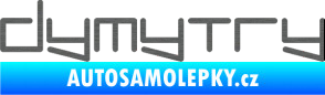 Samolepka Dymytry 002 škrábaný titan