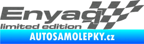 Samolepka Enyaq limited edition pravá škrábaný titan