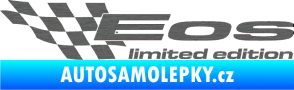 Samolepka Eos limited edition levá škrábaný titan