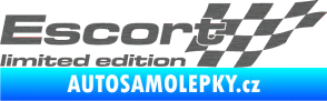 Samolepka Escort limited edition pravá škrábaný titan