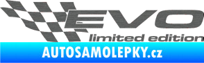 Samolepka Evo limited edition levá škrábaný titan