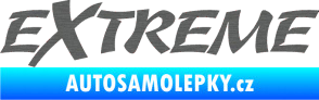 Samolepka Extreme 003 škrábaný titan