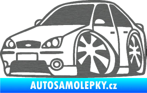 Samolepka Ford Mondeo karikatura levá škrábaný titan