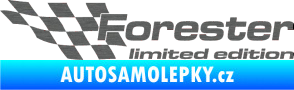Samolepka Forester limited edition levá škrábaný titan