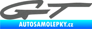 Samolepka GT 001 škrábaný titan