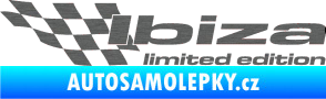 Samolepka Ibiza limited edition levá škrábaný titan