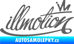 Samolepka Illmotion škrábaný titan