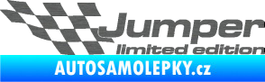 Samolepka Jumper limited edition levá škrábaný titan
